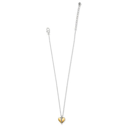 Brighton Precious Heart Two Tone Petite Necklace