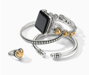 Brighton Pretty Tough Two-Tone Heart Smart Watch Band