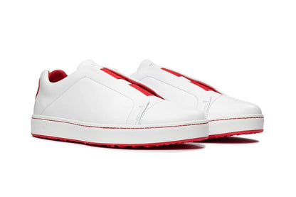 Royal Albartross Queen Of Hearts Golf Shoe in White/Red