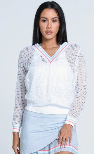 Lucky in Love Retro Revival Stripe Pullover