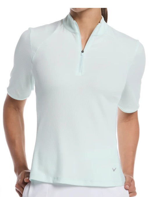 Callaway Apparel Rib Play Polo Short Sleeve (Multiple Colors)