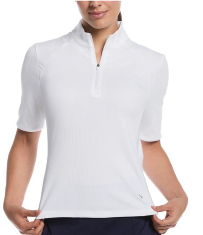 Callaway Apparel Rib Play Polo Short Sleeve (Multiple Colors)