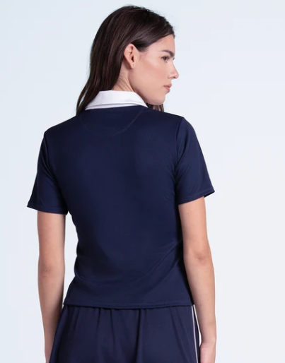Lucky in Love PREPPY GOLF PLEASE Short Sleeve Rib Line Polo