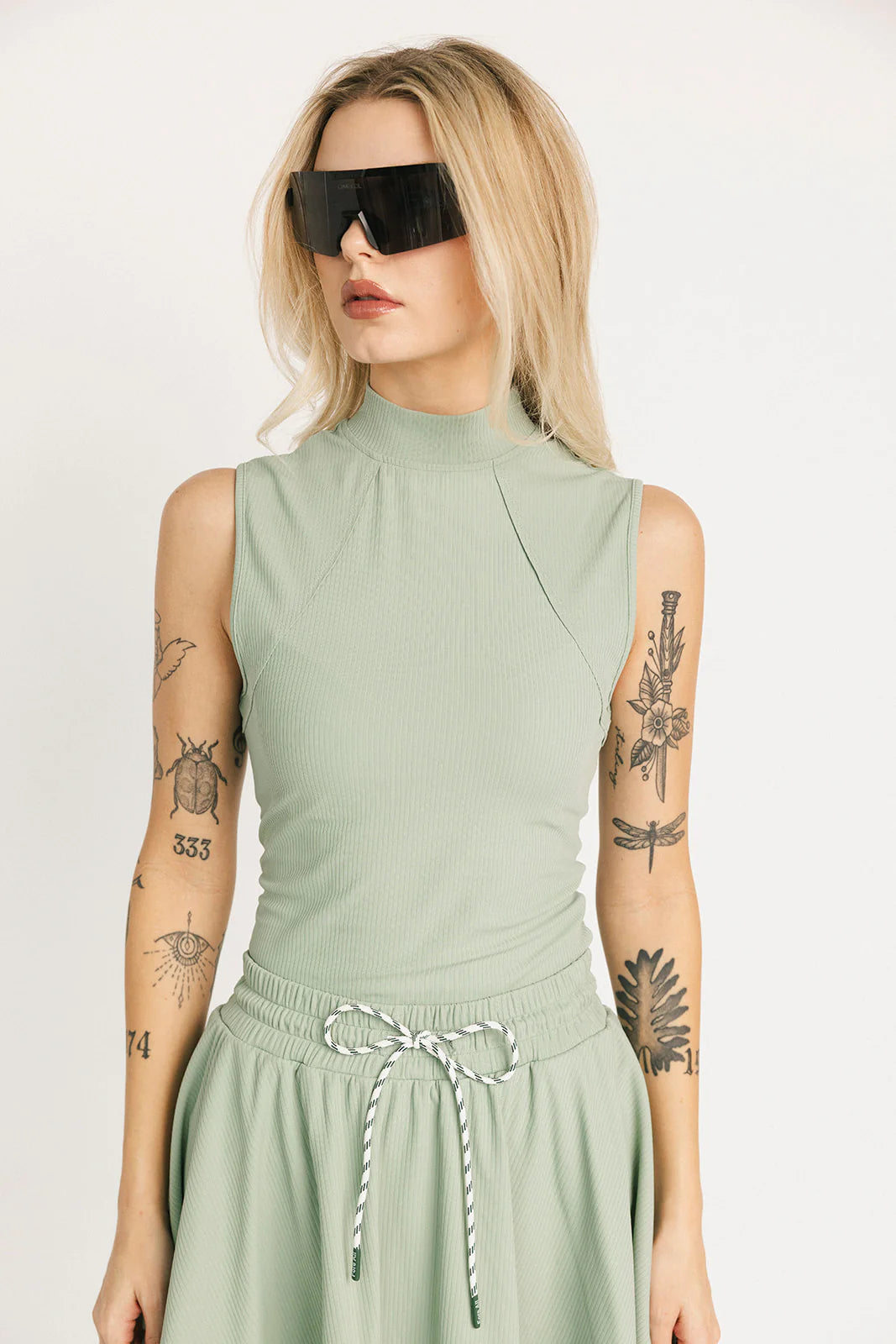 FORE ALL  Sleeveless Riptide Mock Neck (Multiple Colors)