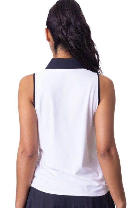 Belyn Key FAIRBANKS Rosie Collar Sleeveless Top