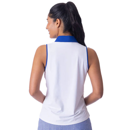 Belyn Key GLACIER FALLS Rosie Collar Sleeveless Top