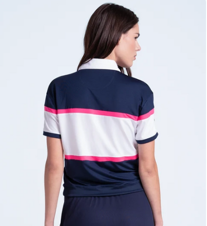 Lucky in Love PREPPY GOLF PLEASE Short Sleeve Rugby Club