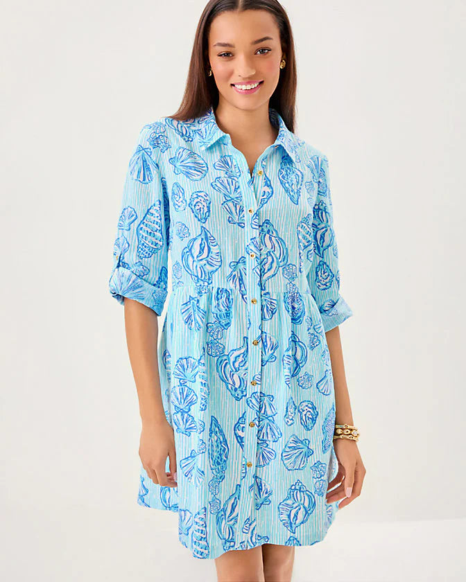 LILLY PULITZER Shaela 3/4 Sleeve Dress 37"