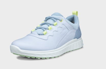 ECCO Women's Golf SHOE S-CASUAL LACE in AIR/DUSTY BLUE