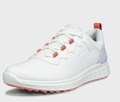 ECCO Women's Golf SHOE S-CASUAL LACE in WHITE/AIR