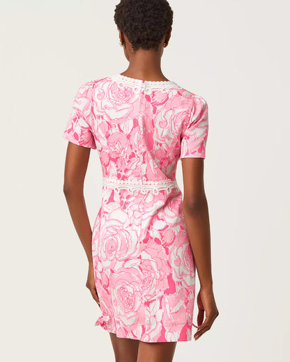 LILLY PULITZER Evita Short Sleeve Shift Dress