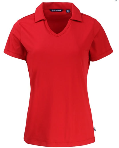Cutter & Buck Rainier Daybreak Short Sleeve V-Neck Polo (Multiple Colors)