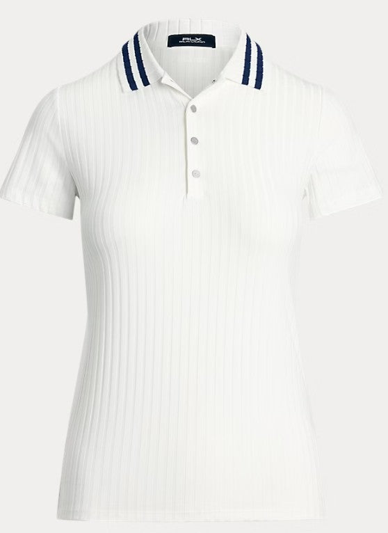 Ralph Lauren RLX Slim Fit Ribbed Short Sleeve Polo Shirt