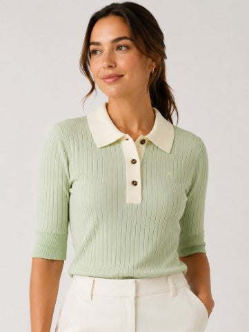 HEAD GOLF Signature Knit Half Sleeve Polo