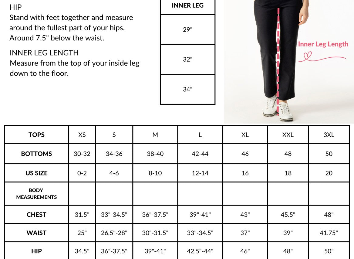 Daily Sports BLUE ILLUSIONS Garland Thermo Pro Stretch Pants 32"