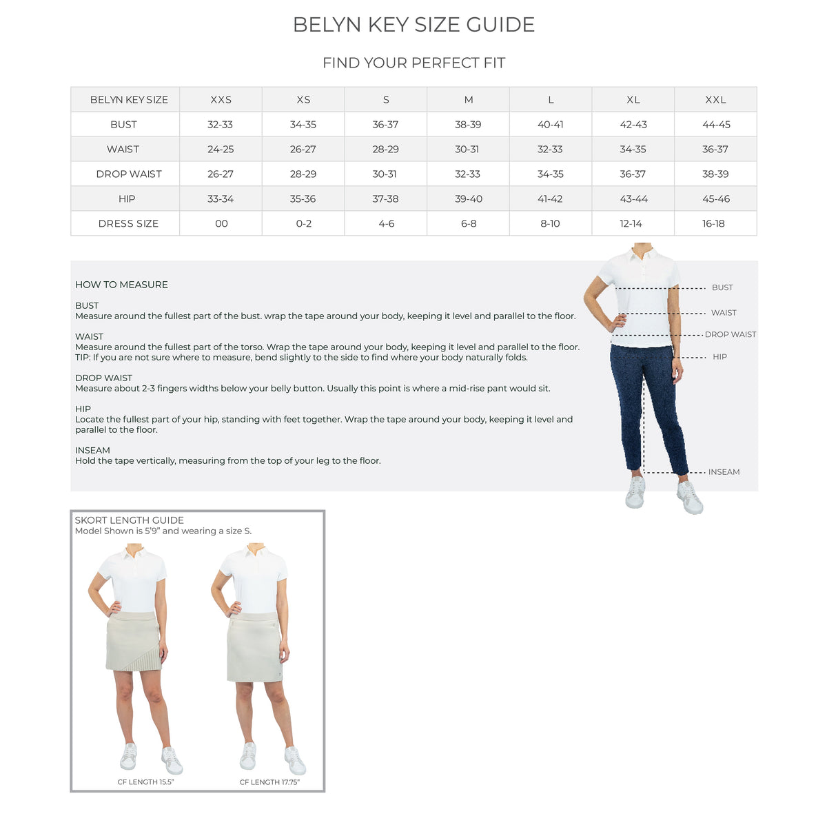 Belyn Key Sadie Skort 16.5"