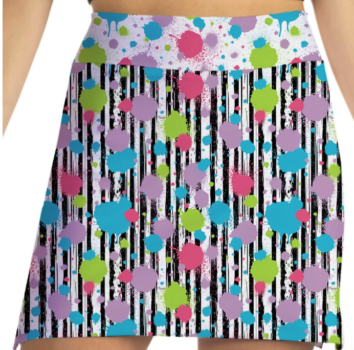 Skort Obsession Splash Zone Pattern Skort
