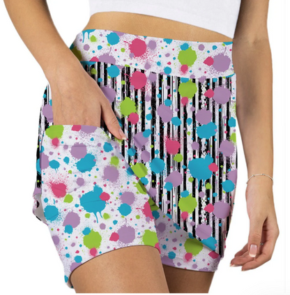 Skort Obsession Splash Zone Pattern Skort