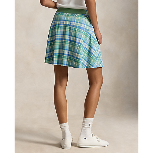 Ralph Lauren RLX AIM 4-WAY STRETCH SKORT in Fall Madras (Multiple Lengths)