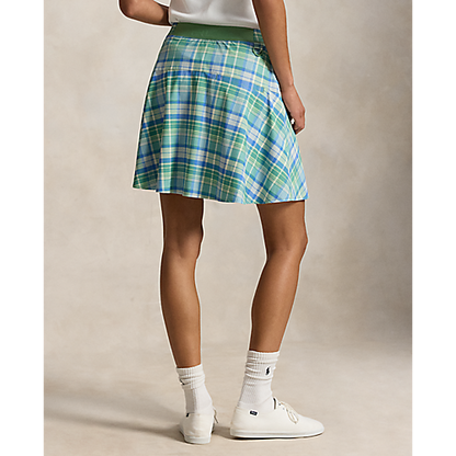Ralph Lauren RLX AIM 4-WAY STRETCH SKORT in Fall Madras (Multiple Lengths)