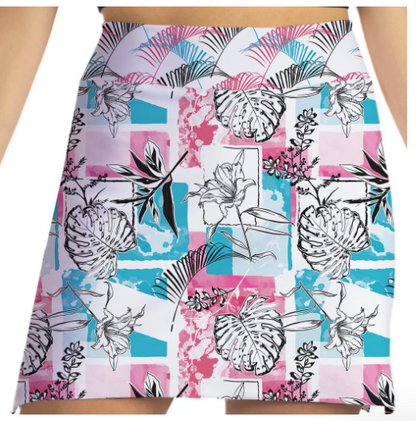 Skort Obsession TROPICHIC Pattern Skort 17"