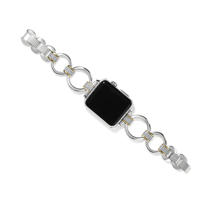 Brighton Meridian Tempo Apple Watch® Band in Silver/Gold