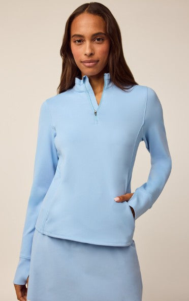 GREYSON Soleil Long Sleeve Quarter-Zip Polo (Multiple Colors)