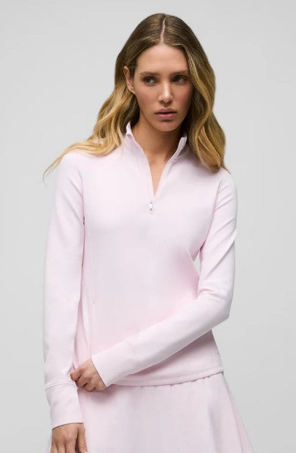 GREYSON Soleil Long Sleeve Quarter-Zip Polo (Multiple Colors)