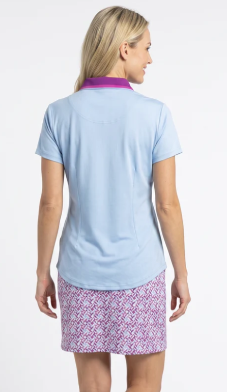 SPORT HALEY The Highlands Short Sleeve Polo - Powder