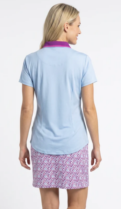 SPORT HALEY The Highlands Short Sleeve Polo - Powder