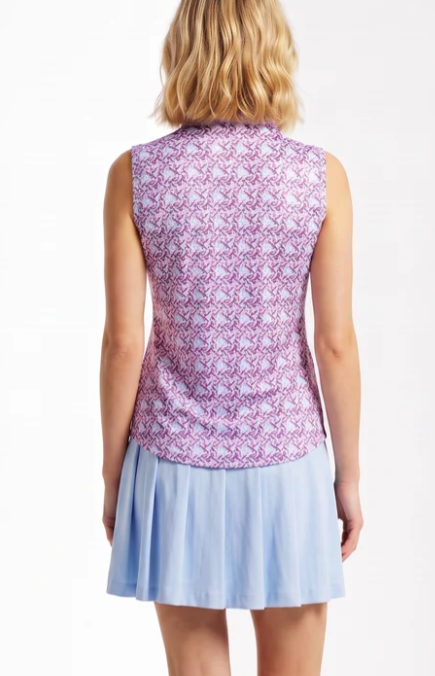 SPORT HALEY The Highlands Sleeveless Polo - Ruby