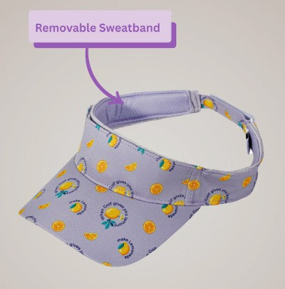GloveIt When Golf Gives You Lemons Sport Visor