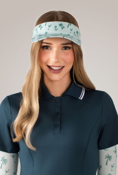 GloveIt Palm Trees Sport Visor