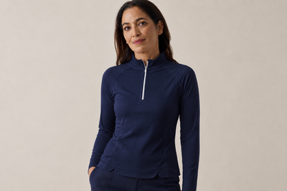 A. Putnam Long Sleeve SPORT 1/4 ZIP Top (Multiple Colors)