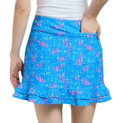 TZU TZU STELLA SKORT 16" in Leafy