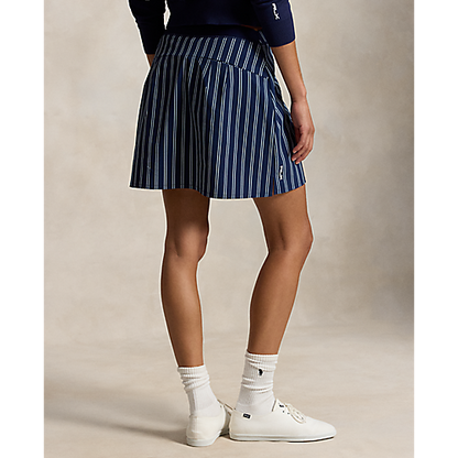 Ralph Lauren AIM 4-WAY STRETCH YARN-DYED PLEATED SKORT 17"