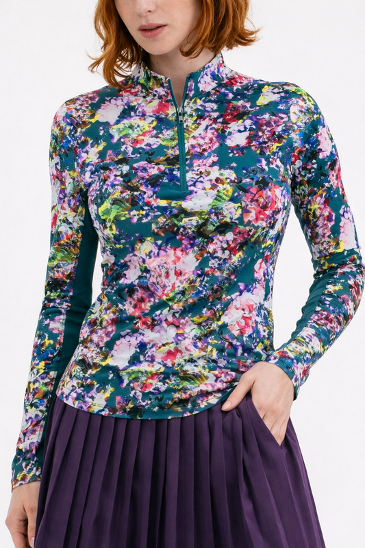 FORAY Printed Long Sleeve Sun Shirt