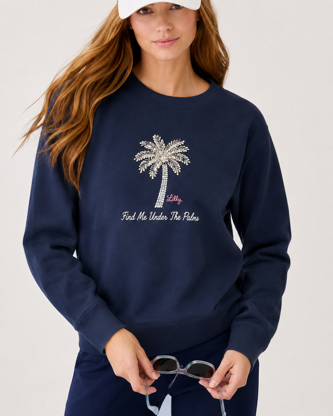 LILLY PULIZTER Ballad Palm Sweater
