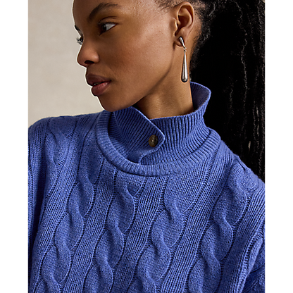 Ralph Lauren RLX LONG-SLEEVE 80-20 WOOL/CASHMERE CABLE KNIT (Multiple Colors)