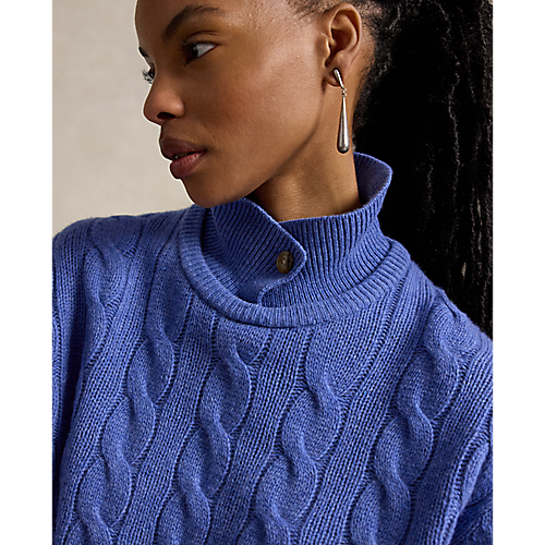 Ralph Lauren RLX LONG-SLEEVE 80-20 WOOL/CASHMERE CABLE KNIT (Multiple Colors)