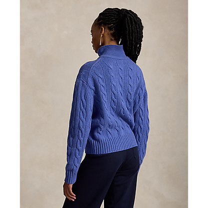 Ralph Lauren RLX LONG-SLEEVE 80-20 WOOL/CASHMERE CABLE KNIT (Multiple Colors)