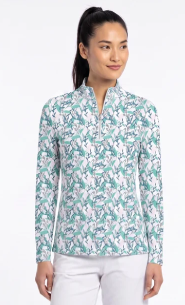 SPORT HALEY FAIRWAY ISLES Long Sleeve Mock Shirt