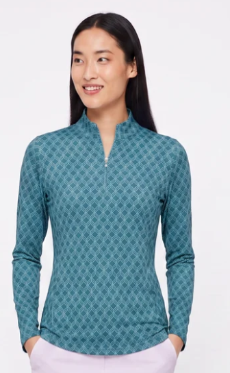 SPORT HALEY FAIRWAY ISLES Long Sleeve Mock Shirt