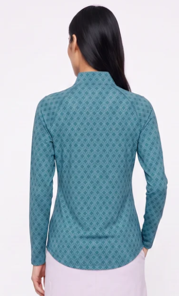 SPORT HALEY FAIRWAY ISLES Long Sleeve Mock Shirt