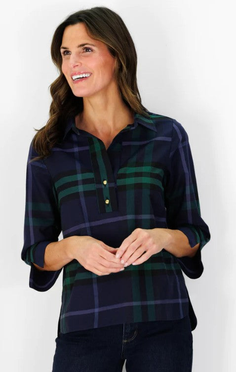 Duffield Lane Toni 3/4" Sleeve Top (Multiple Colors)