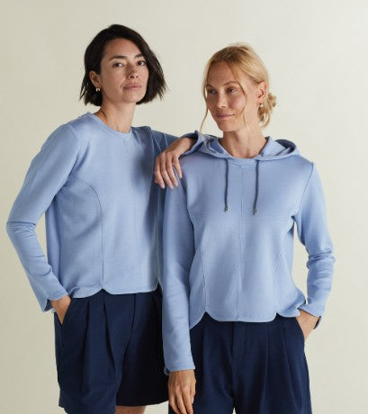 A. Putnam Tulip Crew Long Sleeve Pullover