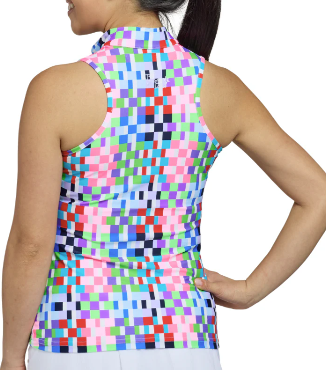 Tzu Tzu  BELLA Sleeveless Racerback Top - Boxy