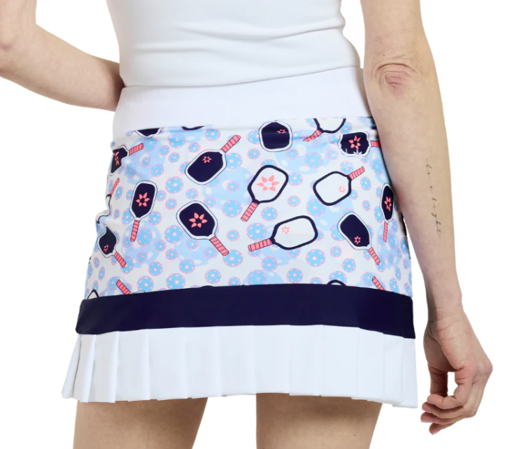 TZU TZU DARBY SKORT 16" Rally-White-Navy