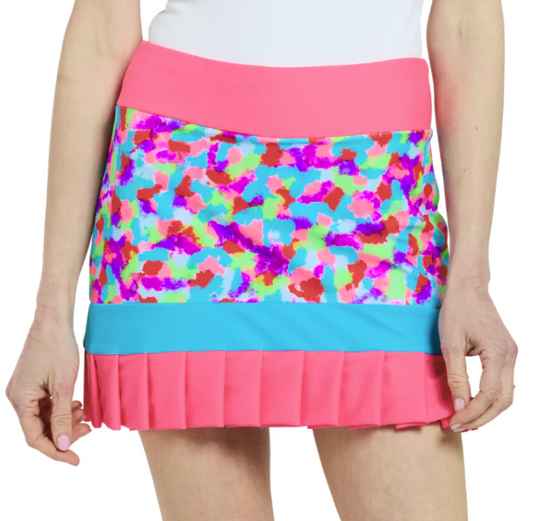 TZU TZU DARBY SKORT 16" Smudgy-Punch Capri
