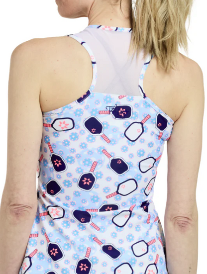 Tzu Tzu Winnie Sleeveless Racerback Top - Rally